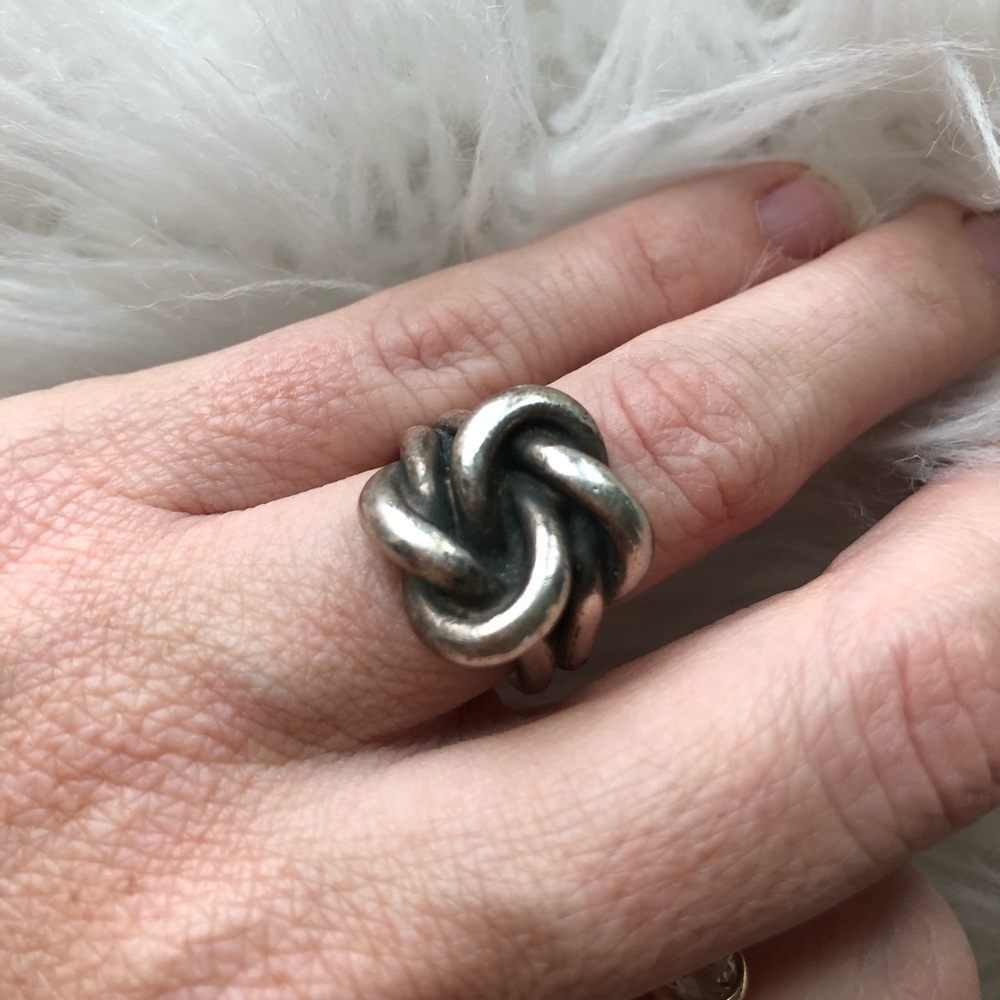 James Avery love knot ring